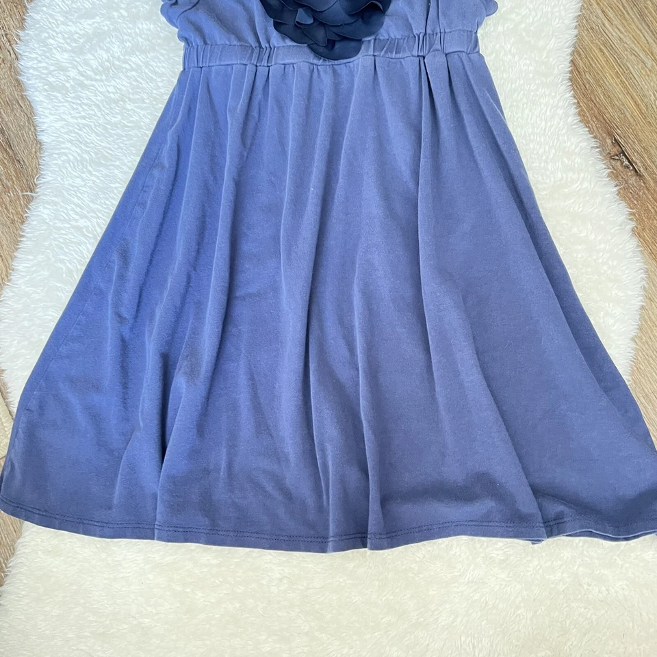 Vestido Garnet Hill para niñas talla 4 azul Foto 4 de 4