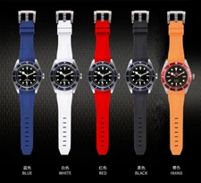 New Vagenari 22mm Watch Rubber Strap M502TU for Tudor Black Bay M79220R