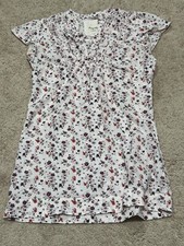 Heritage Womens Dress Size Small Multicolor Floral Ruffle Lightweight Flowy