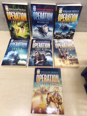 7x OPERATION von William Meikle, NEU, Sammlungsauflösung