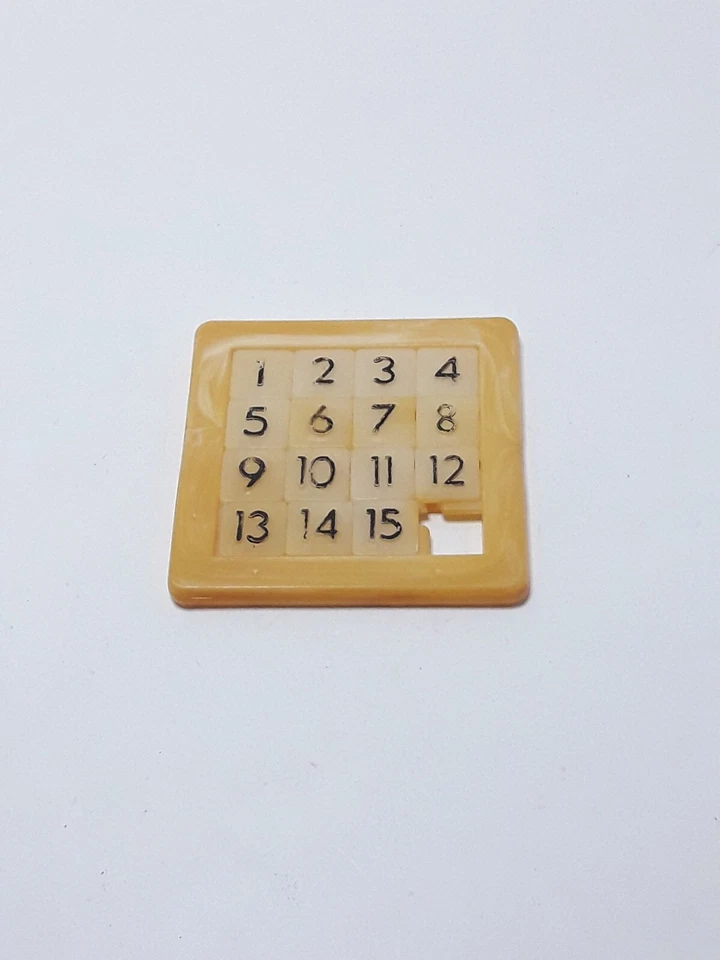 Vintage USSR Logic Game Barley-Break Game15 Fifteen Puzzle Soviet Rare Original - Image 2 of 4