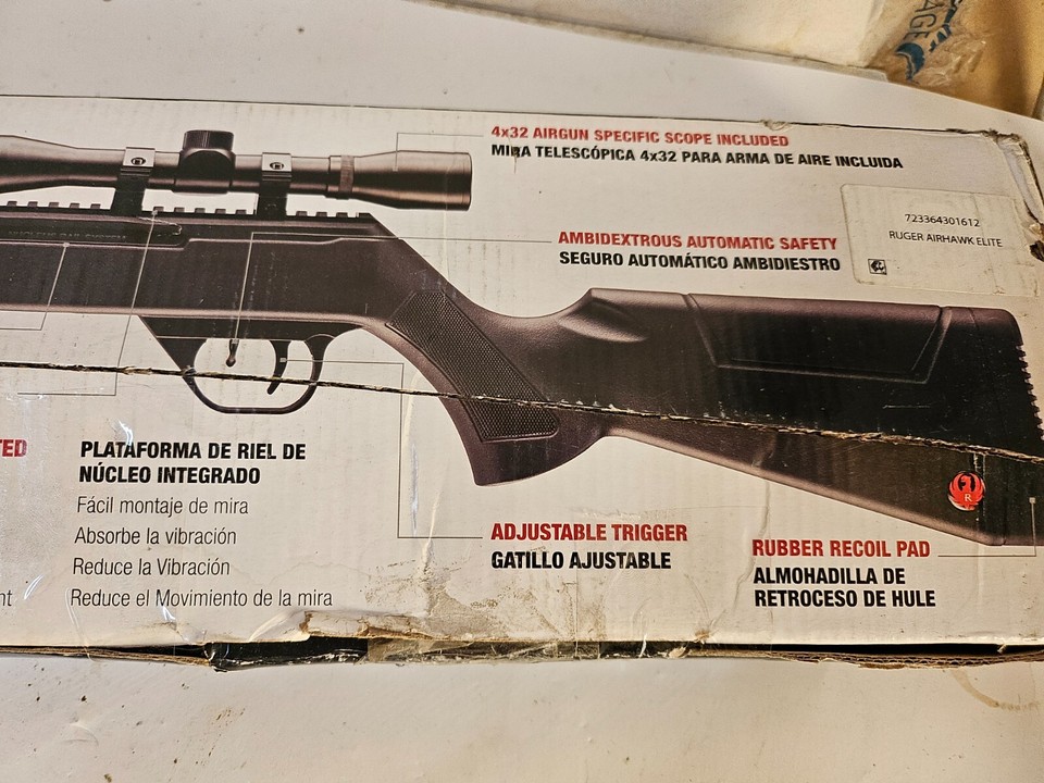 Ruger Air Hawk Elite II .177 Caliber Air Rifle With 4 x 32 Precision
