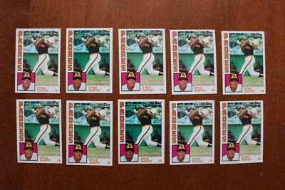 1984 TOPPS BASEBALL CARDS- STEVE GARVEY- CARD #380- LOT OF 10-NEAR MT-MINT- JS76