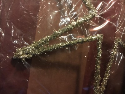 Dekostern  von Leonardo  mit vielen Glitzerkristallen
