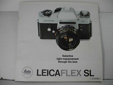 LEICA LEICAFLEX SL SALES BROCHURE 35 PAGES NICE
