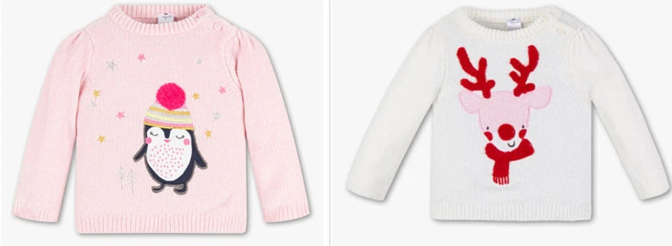 C&A Mädchen Winterpullover Weihnachtspullover kuschelig weich warm NEU mit Etikett