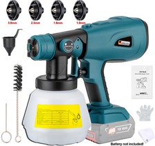 Paint Sprayer for Bosch 18V Battery 200W Cordless Paint Sprayer for House Paint