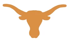 Texas Longhorns Weather Resistant Vinyl Die Cut Sticker Decal 03