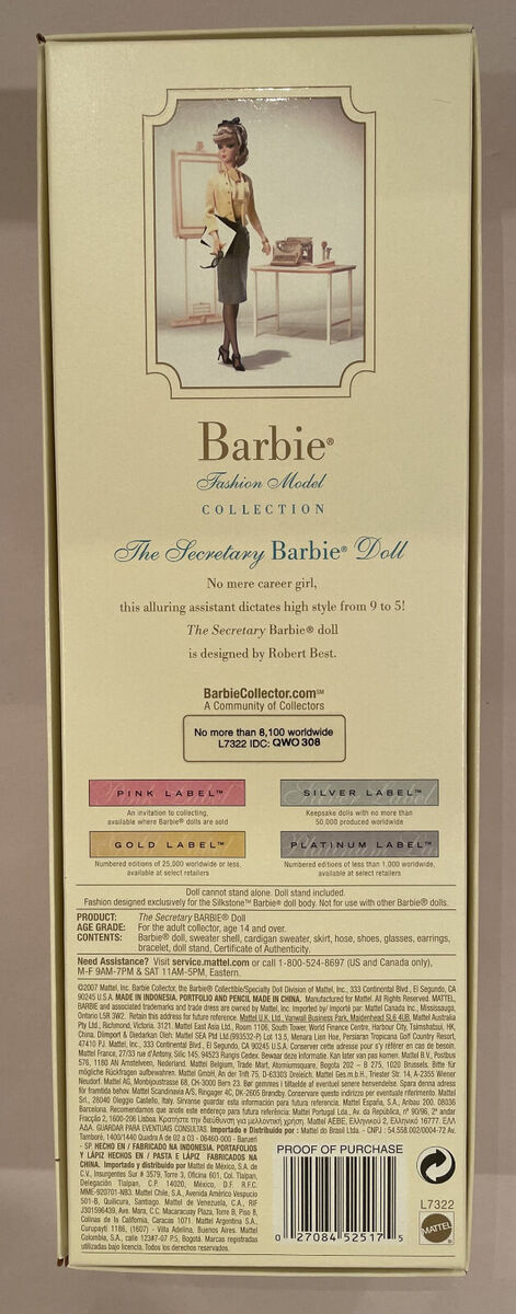 The Secretary 2007 Barbie Doll for sale online | eBay The Secretary 2007 Barbie Doll for sale online | eBay
