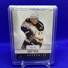 2012-13 Sp Game Used Authentic Rookies /47 Torey Krug #105