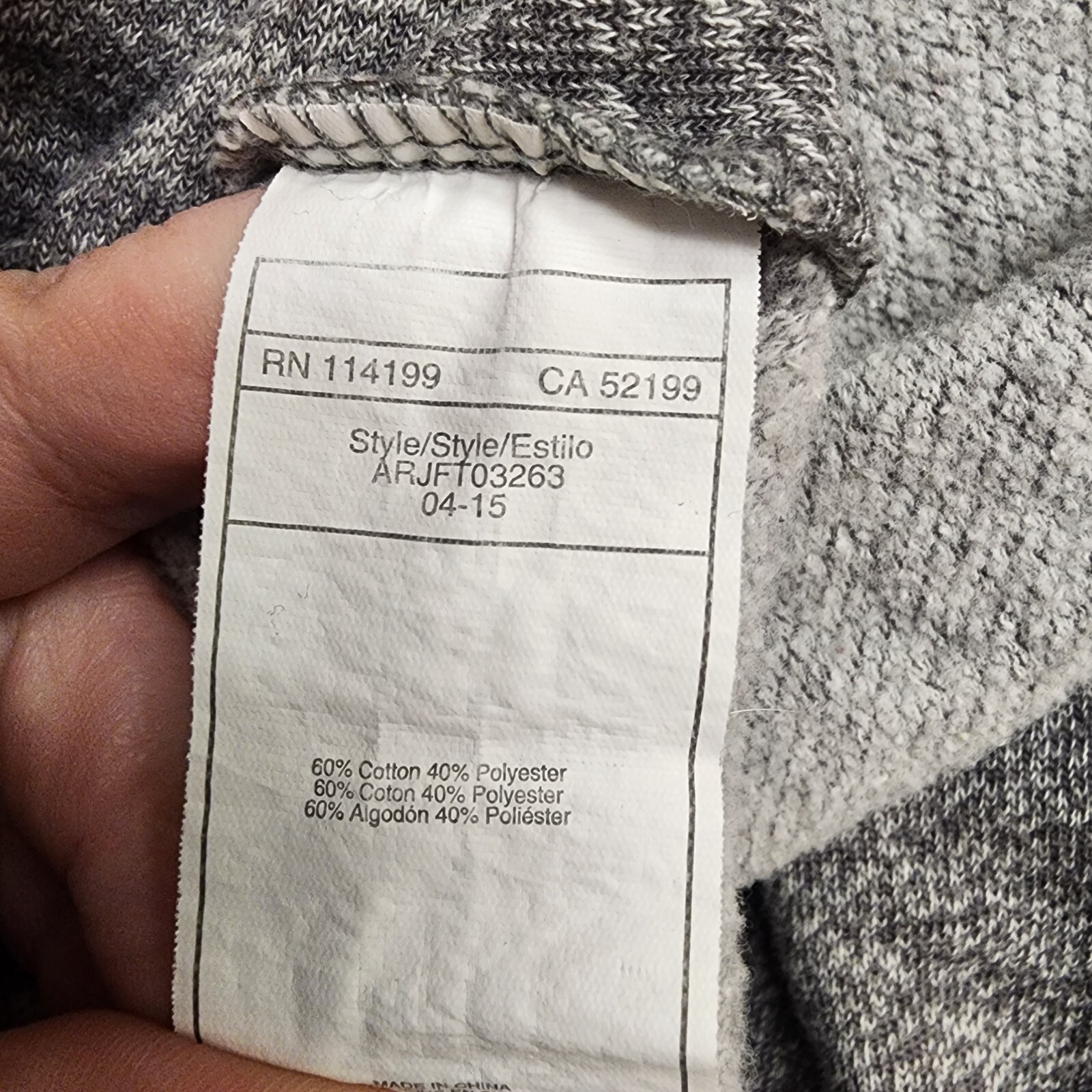 Roxy Grey Pullover Drawstring Beach Hoodie Sweate… - image 5