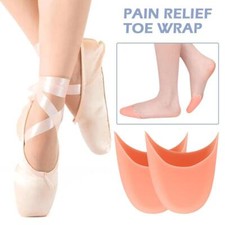 Silicone Gel Toe Caps Soft Ballet Pointe Dance Athlete Shoe Toe Pads Protec O6V1
