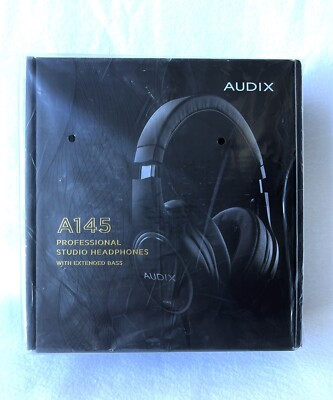 NEW SEALED Audix A140 Professional Studio Headphones Extended Bass, Case & Cable