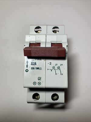 Klockner Moeller FAZ-G2A-2 Circuit Breaker 2POLE 220/380VAC 2A