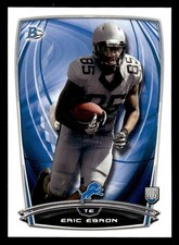 2014 Bowman #53 Eric Ebron Rookies Rookie Card Detroit Lions. rookie card picture