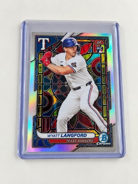 Wyatt Langford 2024 Bowman Bowman Chrome