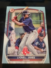 2023 Bowman - Prospects Lyonell James #BP-118 Sky Blue /499 (RC)