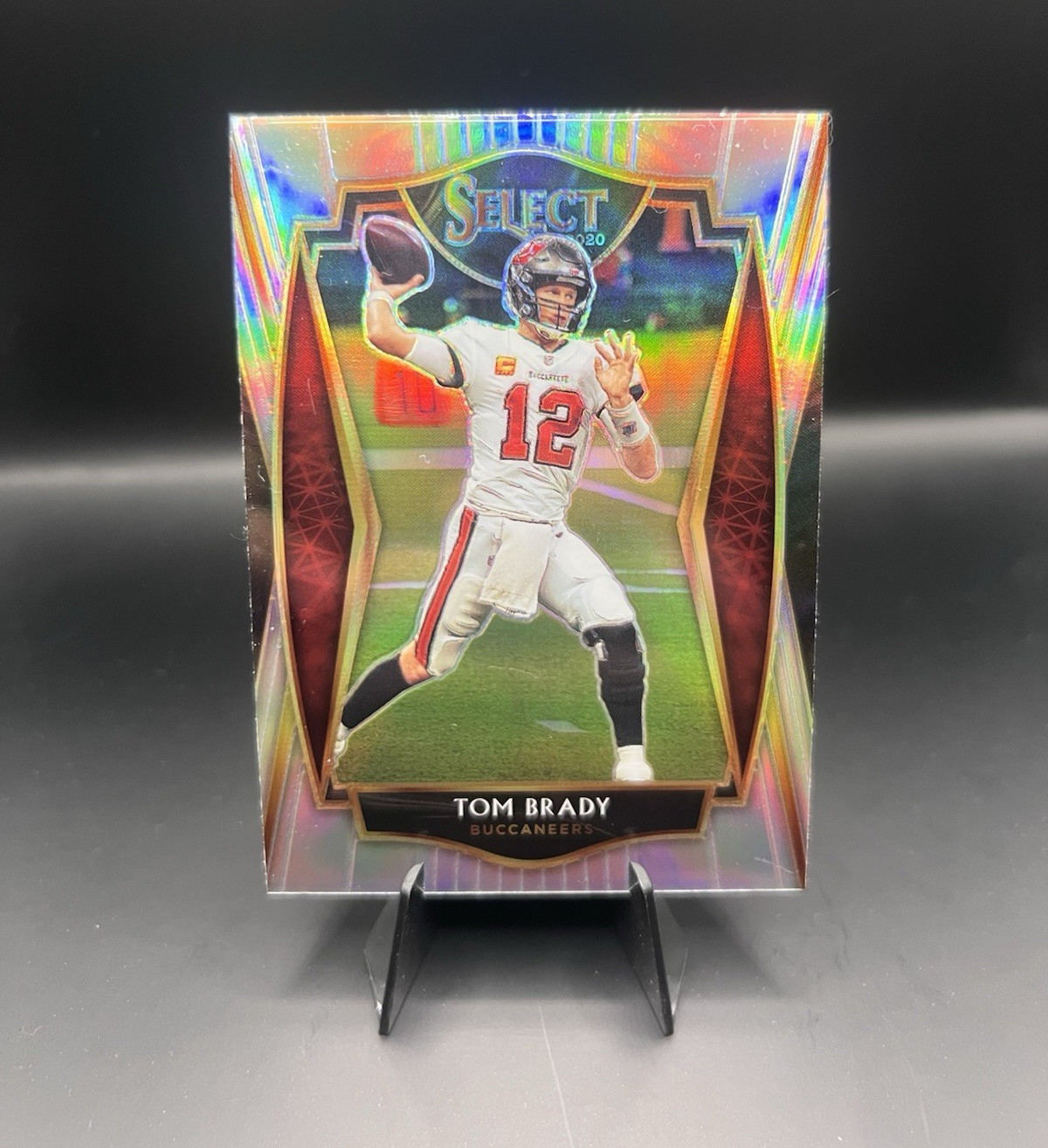 2020 Panini Select Tom Brady #101 Premier Level Silver Prizm
