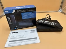 Digital-to-Analog TV Converter RCA DTA800B1 w/ Remote & Manual Broadcast