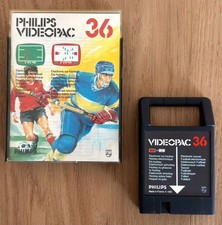 PHILIPS VIDEOPAC G7000 NR. 35 UND 36 BILLIARD FUSSBALL EISHOCKEY OVP