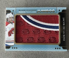 2015-16 UD Black Diamond Rookie Team Logo Jumbos Jacob De La Rose