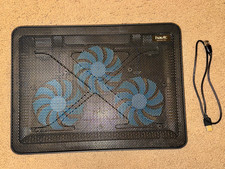 HAVIT HV-F2056 15.6 inch-17 inch Notebook Cooling Pad 3 Fans w USB Cable READ 
