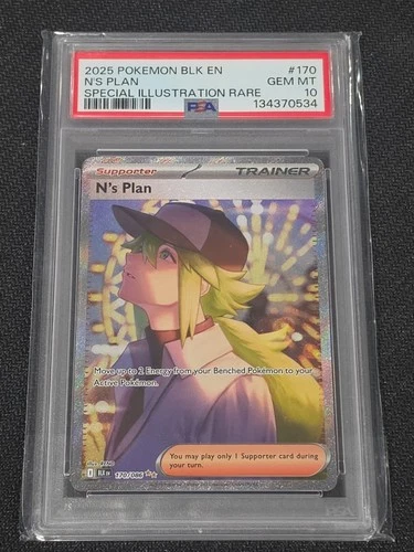 N's Plan 170/086 Sv: Black Bolt Holo PSA 10