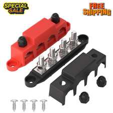 250A 12V Bus Bar Marine, 1/4 Power Distributi...
