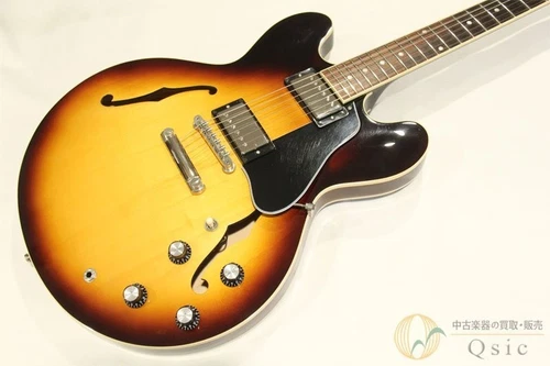 Stock Release Gibson Es-335 Vintage Burst Strap Pin Replaced With Lock Made 202