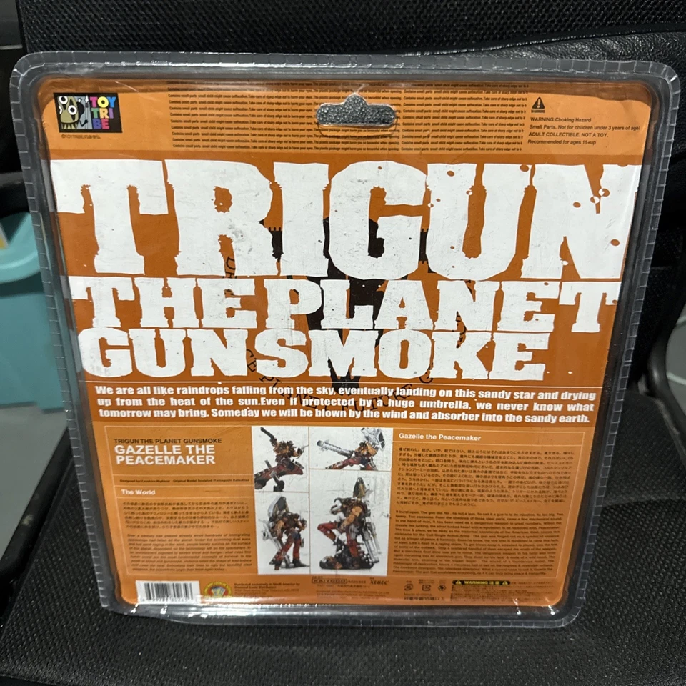 Figura TRIGUN GAZELLE THE PEACEMAKER The Planet Gun Smoke Kaiyodo NUEVA SELLADA Foto 2 de 2