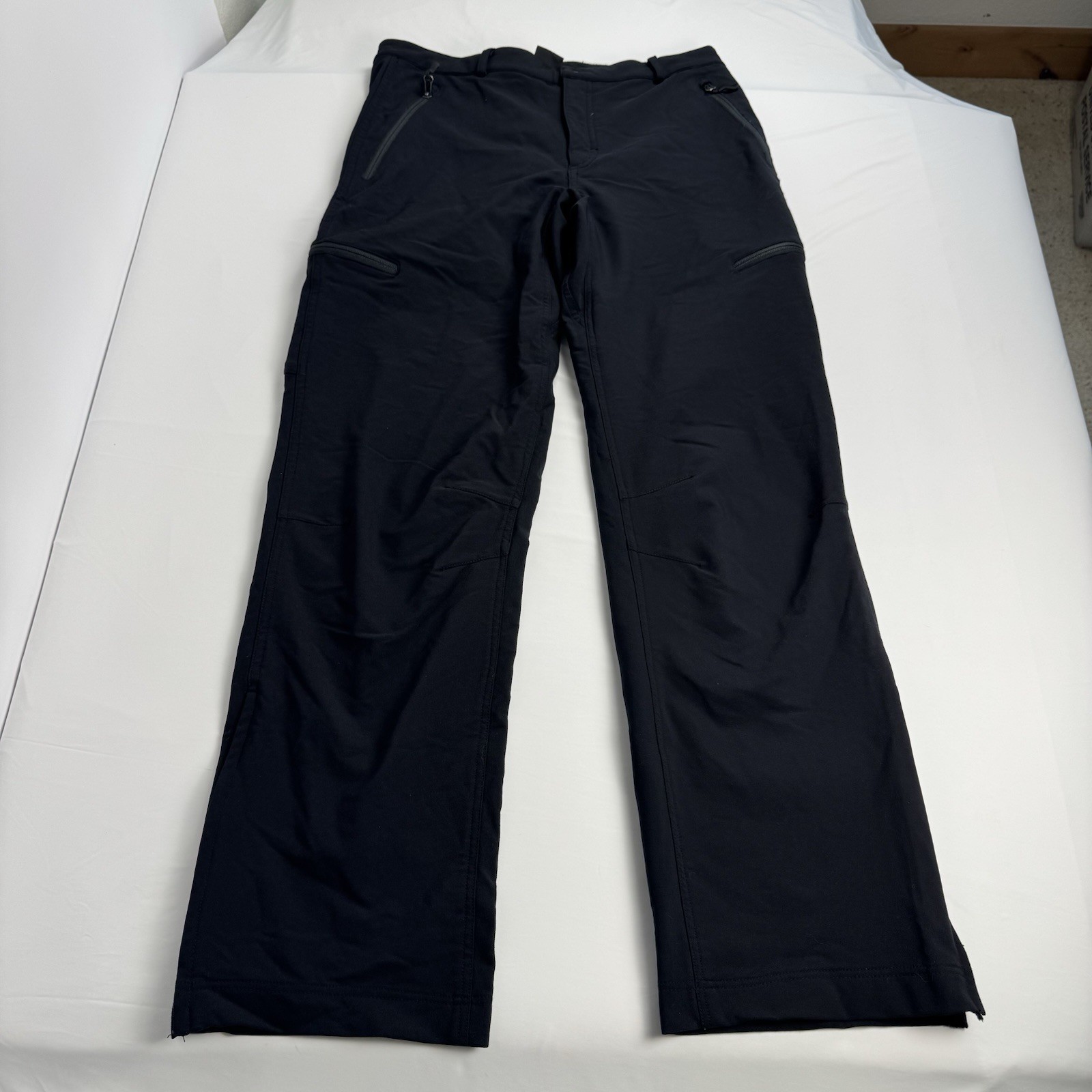 Mens Core Concepts Schoeller Dryskin Pants Large Black Ski/Hike/Snowboard