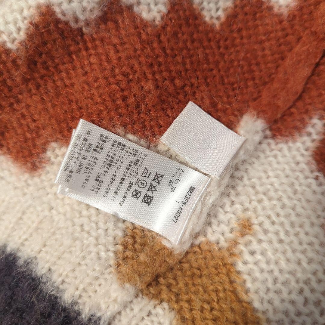 Mame Kurogouchi Origami Dyed Suri Alpaca Wool Pullover Size Mame Kurogouchi Origami Dyed Suri Alpaca Wool Pullover Size