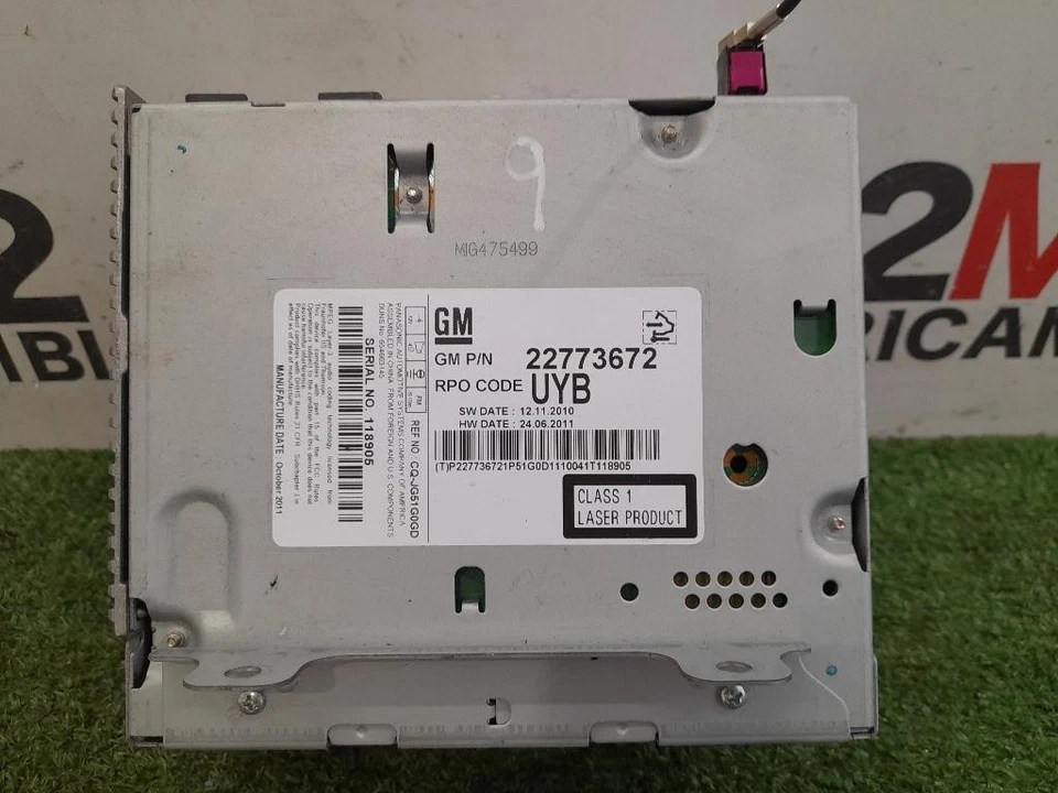 AUTORADIO MP3 PER CHEVROLET Orlando 1° Serie 22773672 Z20D1 (10>14) - Immagine 2 di 3