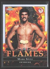 Mark Spitz 2024 Topps Chrome U.S. Olympics & Paralympic Hopefuls Flames #F-5 USA