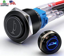Twidec/16Mm Raised Speaker Horn Momentary Push Button Switch 5/8" Mounting Hole