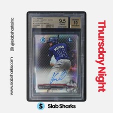 2017 BOWMAN #CPA-KM KEVIN MAITAN CHROME 1ST PROSPECT AUTO REFRACTOR /499 BGS 9.5