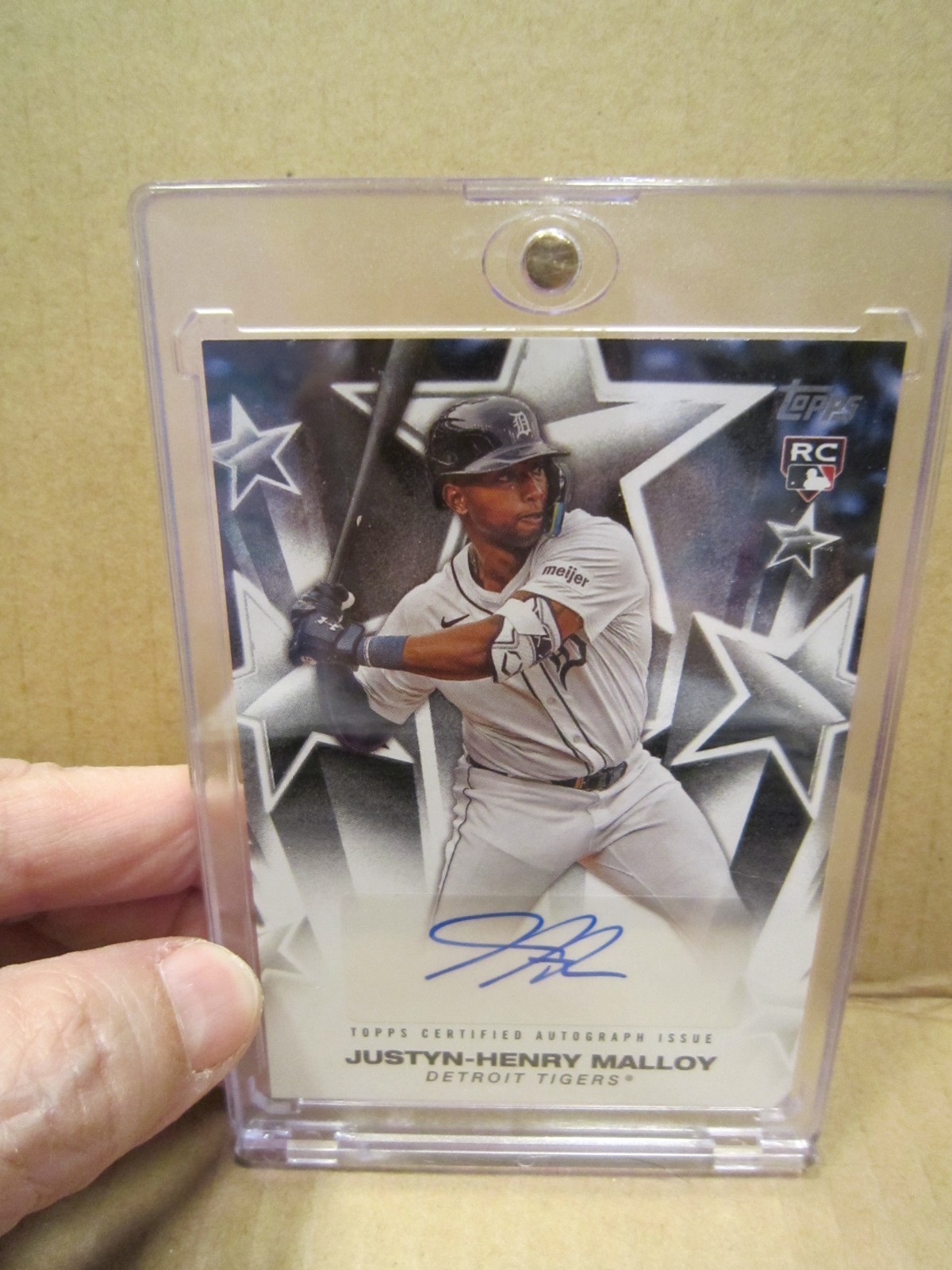 Justyn-Henry Malloy 2025 Topps Baseball Stars Auto #BSA-JHM R/C