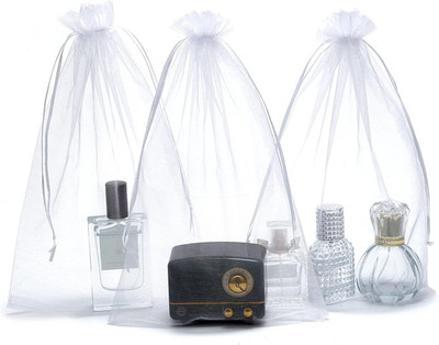 25 pcs 8x12 Inches Drawstring Organza Bags Wedding Party Favor Gift Candy Toys M