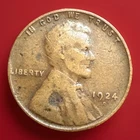1924-D Lincoln Wheat Cent Penny Fine Complete Your Album!! 339