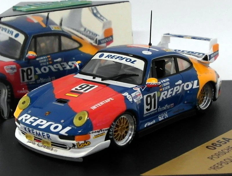 Modelos Vitesse escala 1/43 065A - Porsche 911 GT2 Repsol #91 Le Mans 1995 Foto 2 de 4