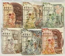 ~3.5" Tall Window Stickers for Scrapbooks & Journals - 10 Pcs. - Your Choice