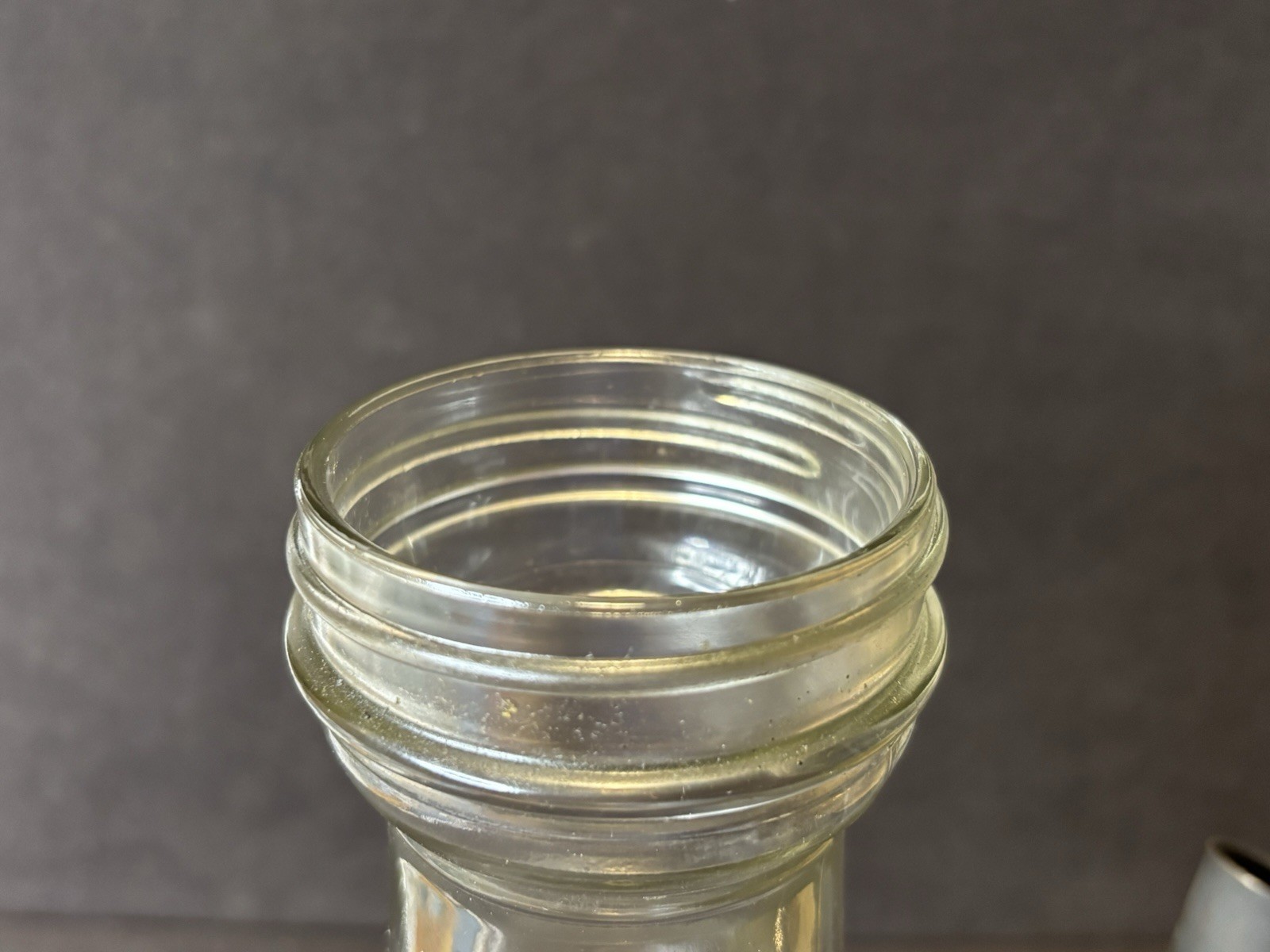 VTG The Master Mfg. Co. Motor Oil Spout & One Quart Glass Oil Bottle