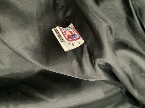 Vintage Golden Bear San Francisco Black Cream Letterman Wool Leather sleeve L - Bild 6 von 8