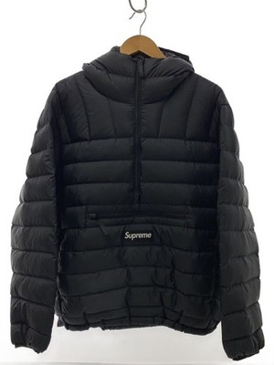 Supreme MICRO DOWN HALF ZIP HOODED Down Jacket S Nylon BLK | eBay