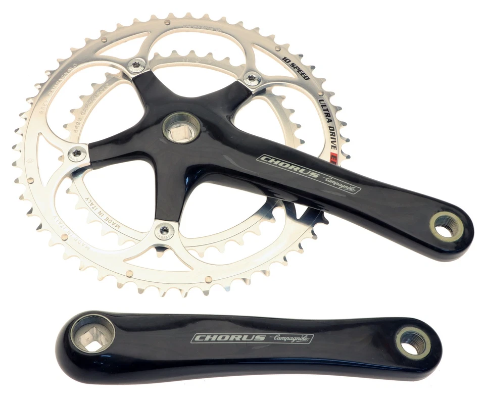 Campagnolo Chorus Carbon Crankset 10 Speed 53/39T 172.5mm Square Taper NOS NEW - Image 2 of 4