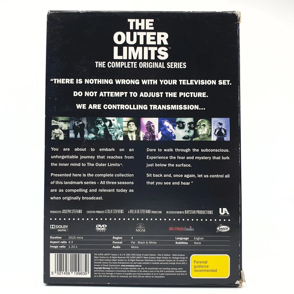 The Outer Limits Complete Original Series Boxset DVD PAL Region 4 - image 3 of 4