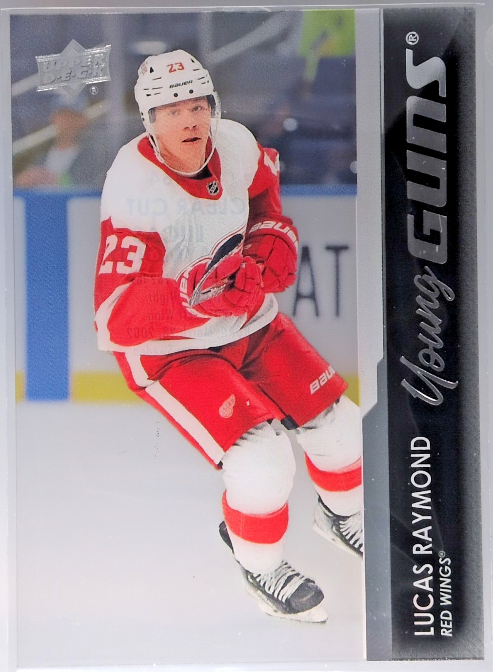 2021-22 Upper Deck Young Guns Clear Cut Lucas Raymond Rookie #464 Detroit