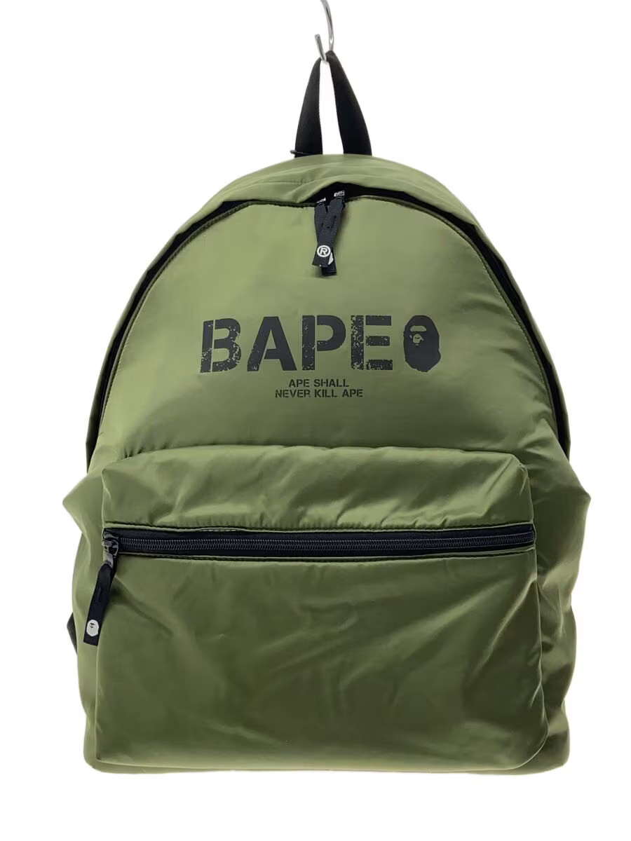 A BATHING APE Backpack Polyester GRN - image 1