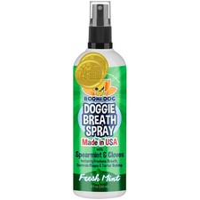 Dog Breath Freshener Spray 8oz Tartar Plaque Remover Bad Breath Treatment
