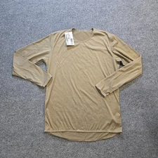 Milliken Shirt Mens Medium Brown Cold Weather Undershirt Base Layer Outdoor Hunt